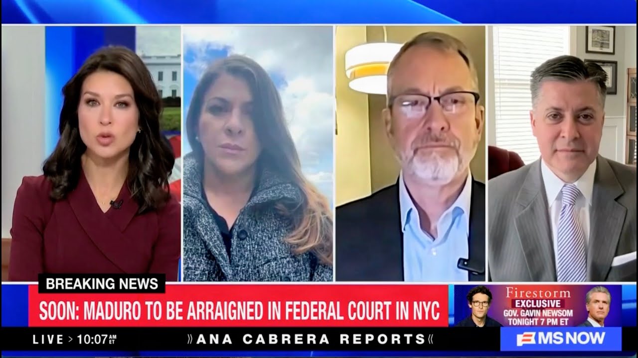Joseph Moreno Appears on MS NOW Ana Cabrera Reports on Venezuela (Jan 5 2026)