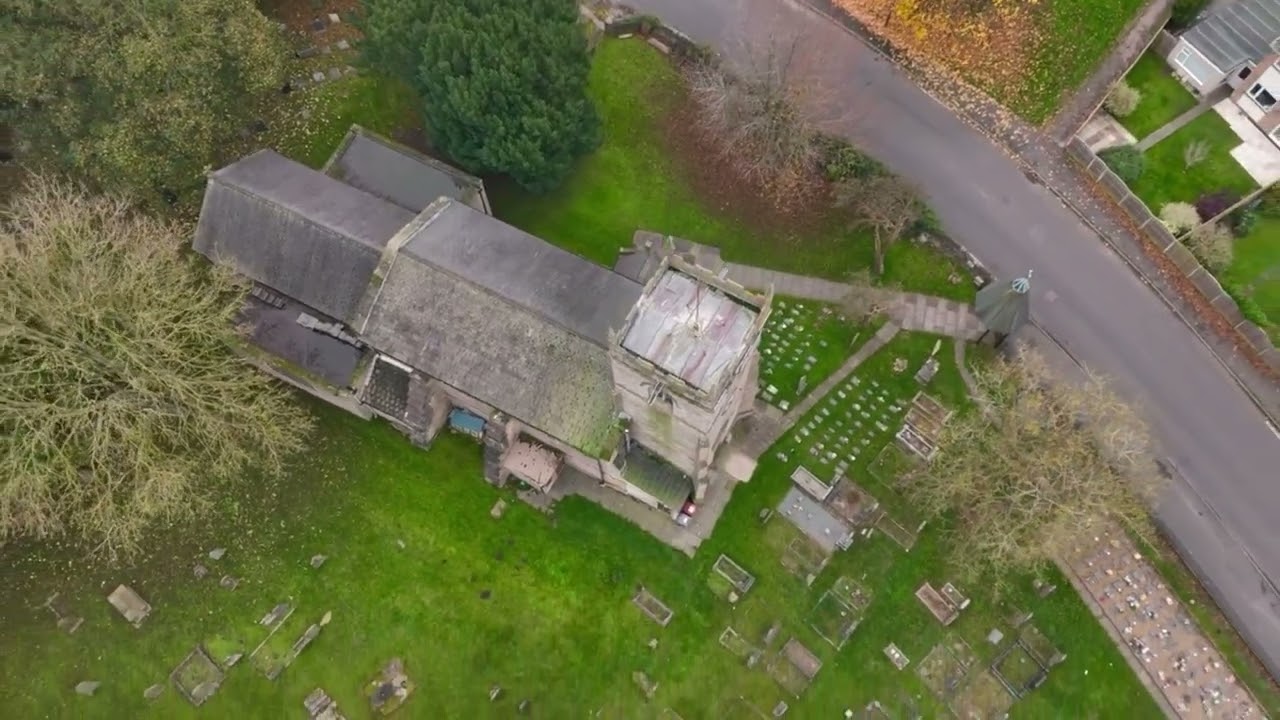 St John the Baptist clowne inside an aerial view ￼