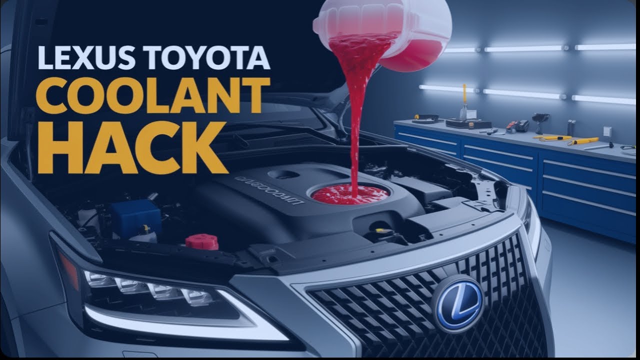 How to Replace Your Lexus coolant without making a mess (DIY Guide)
