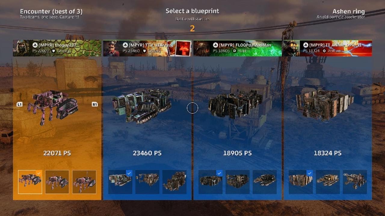 MPYR clan wars | Crossout ps5 #30