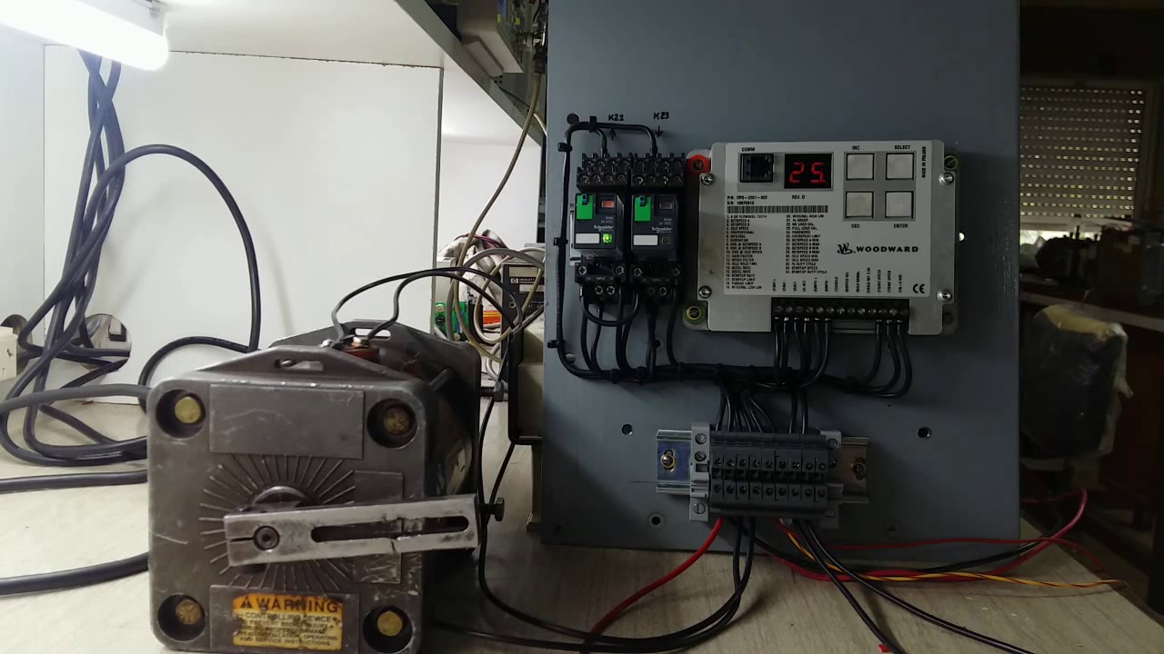Testing for Woodward DPG2201