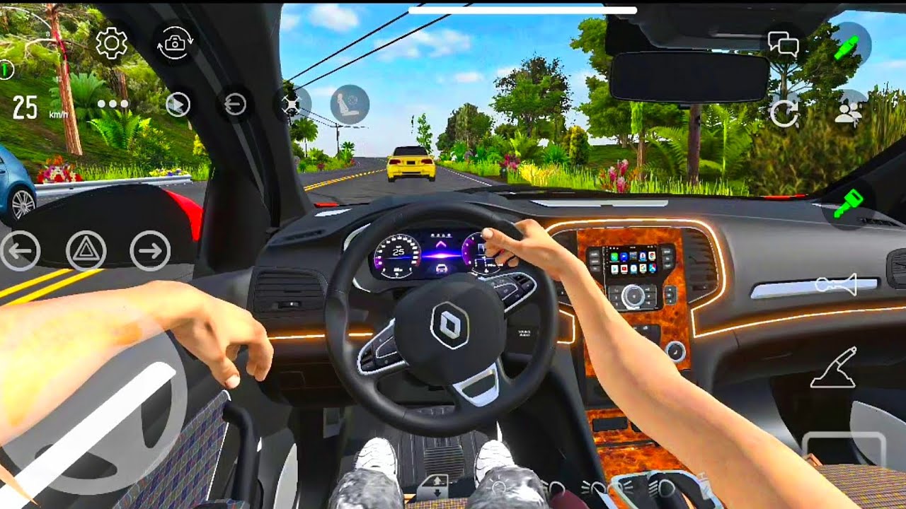 New etiket online 🚙🚦 Costum cars : Online multiplayer - Megane Pov car driving Android gameplay 