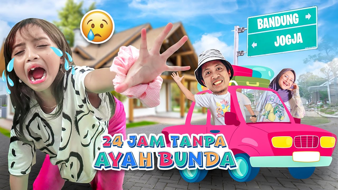 24 JAM LEIKA TANPA AYAH DAN BUNDA 😭 LEIKA NANGIS?