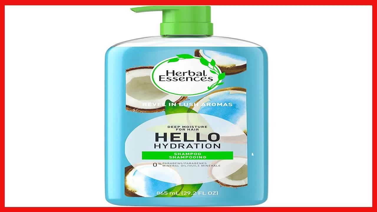 Herbal Essences Hello hydration shampoo shampooing for hair 29.2 FL OZ ( Packaging may vary)