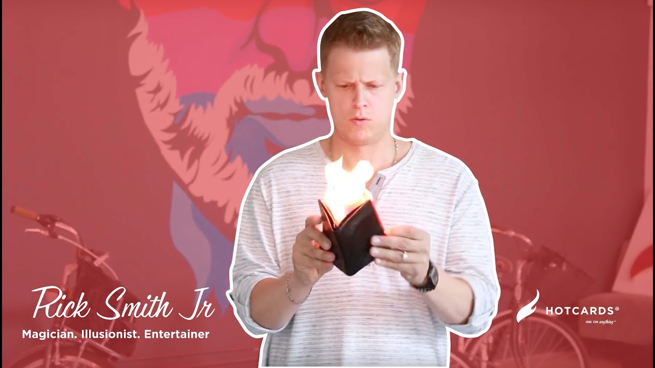 Fire Business Card Throwing | Rick Smith Jr.