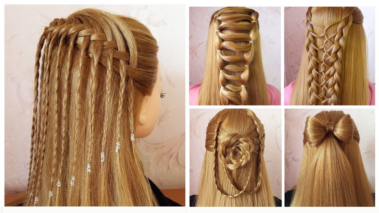 Easy HAIRSTYLES Ideas Anyone Can Try 😍 Cutesy hairstyle for birthday girl 👌 Open hairstyle