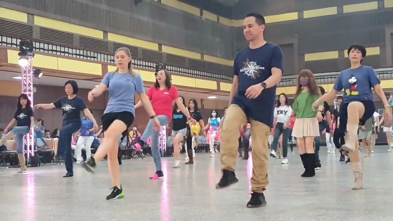 Airs & Graces line dance  by Fiona Murray & Roy Hadisubroto. i dance 2023,Taiwan