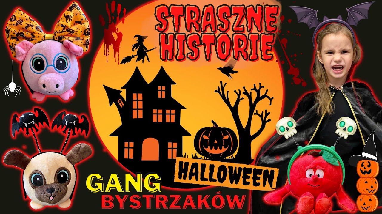 Gang Bystrzaków opowiada sobie straszne historie na Halloween😱🕸🕷 Mega się boję‼️👻🎃