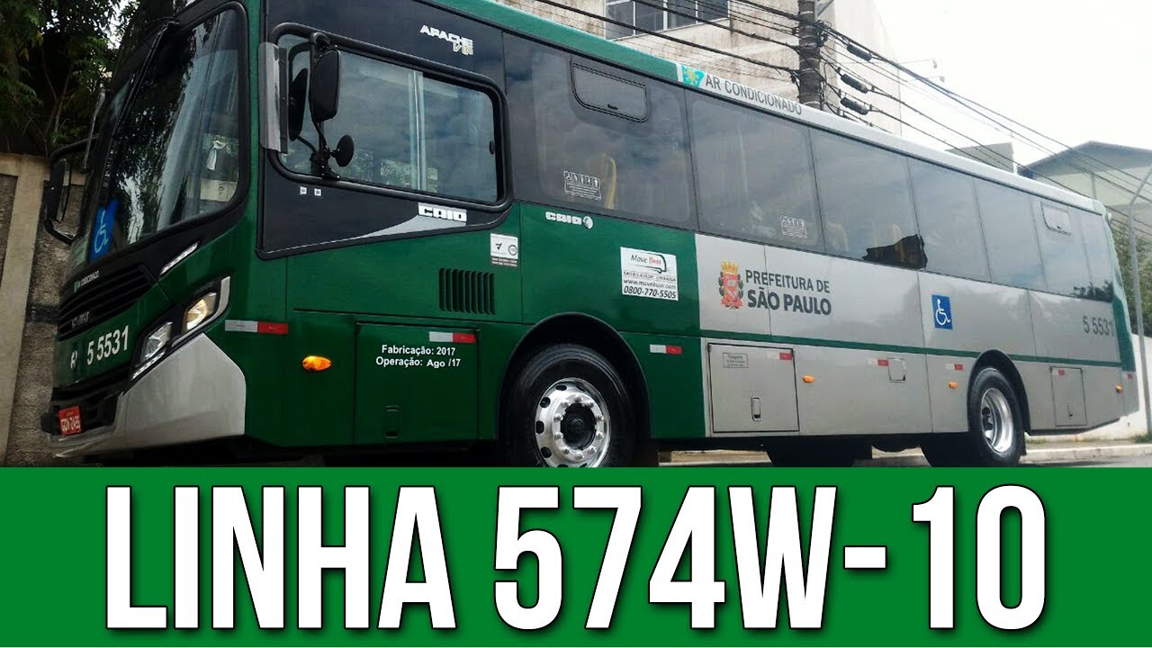 Linhas de Ônibus #06 - 574W-10 - Jardim Walkiria/Metrô Belém
