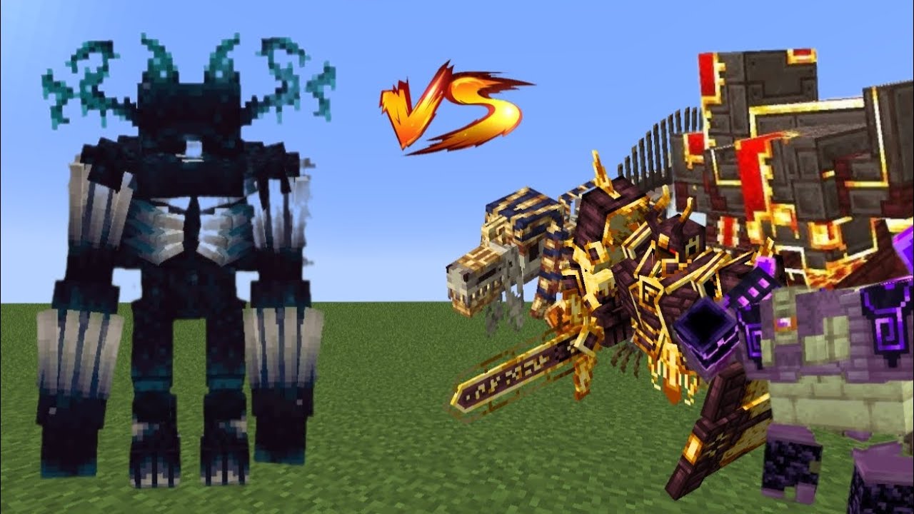 Mutant Warden VS L_Ender’s Cataclysm [Minecraft Bedrock] 🔥🔥🔥
