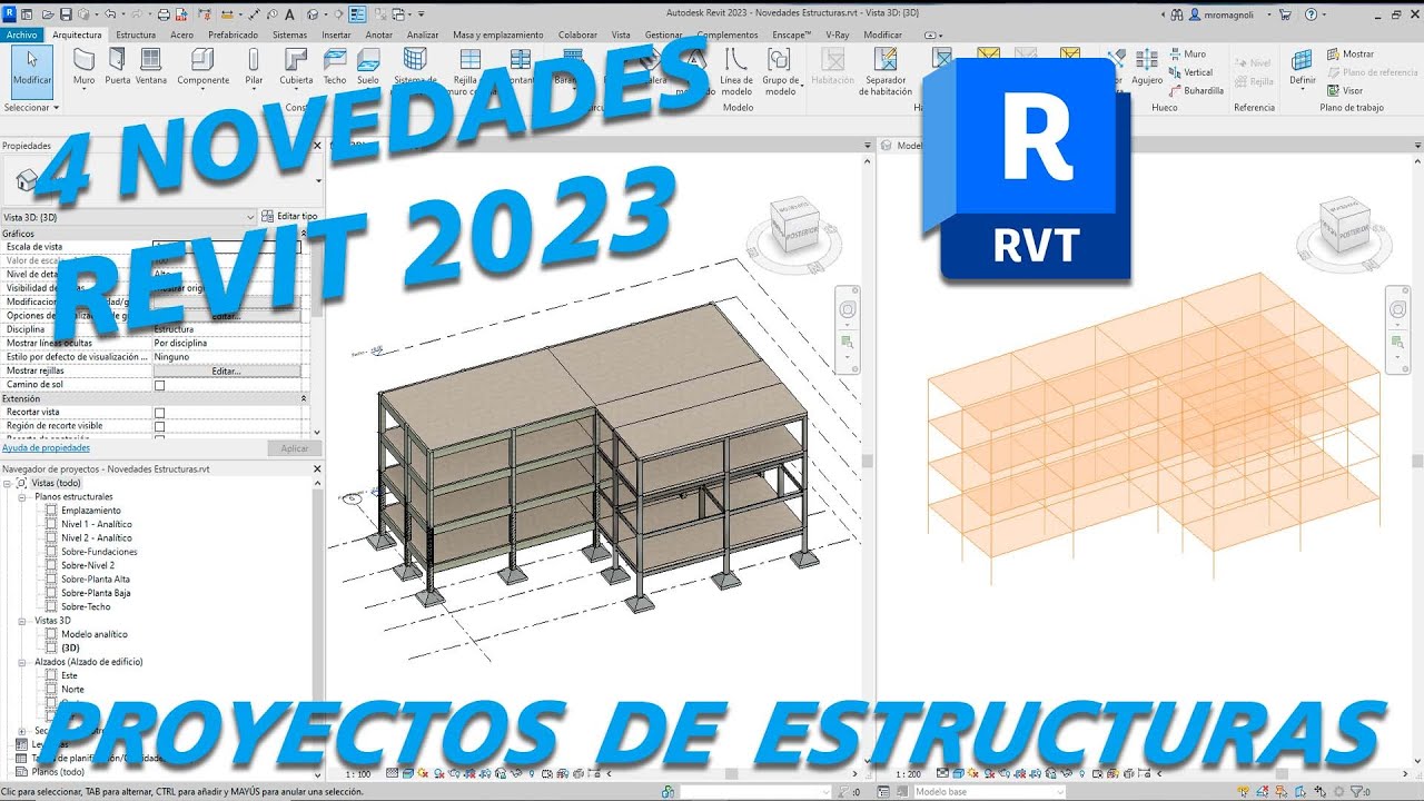 4 Grandes Novedades de Revit 2023 - Proyectos de Estructuras