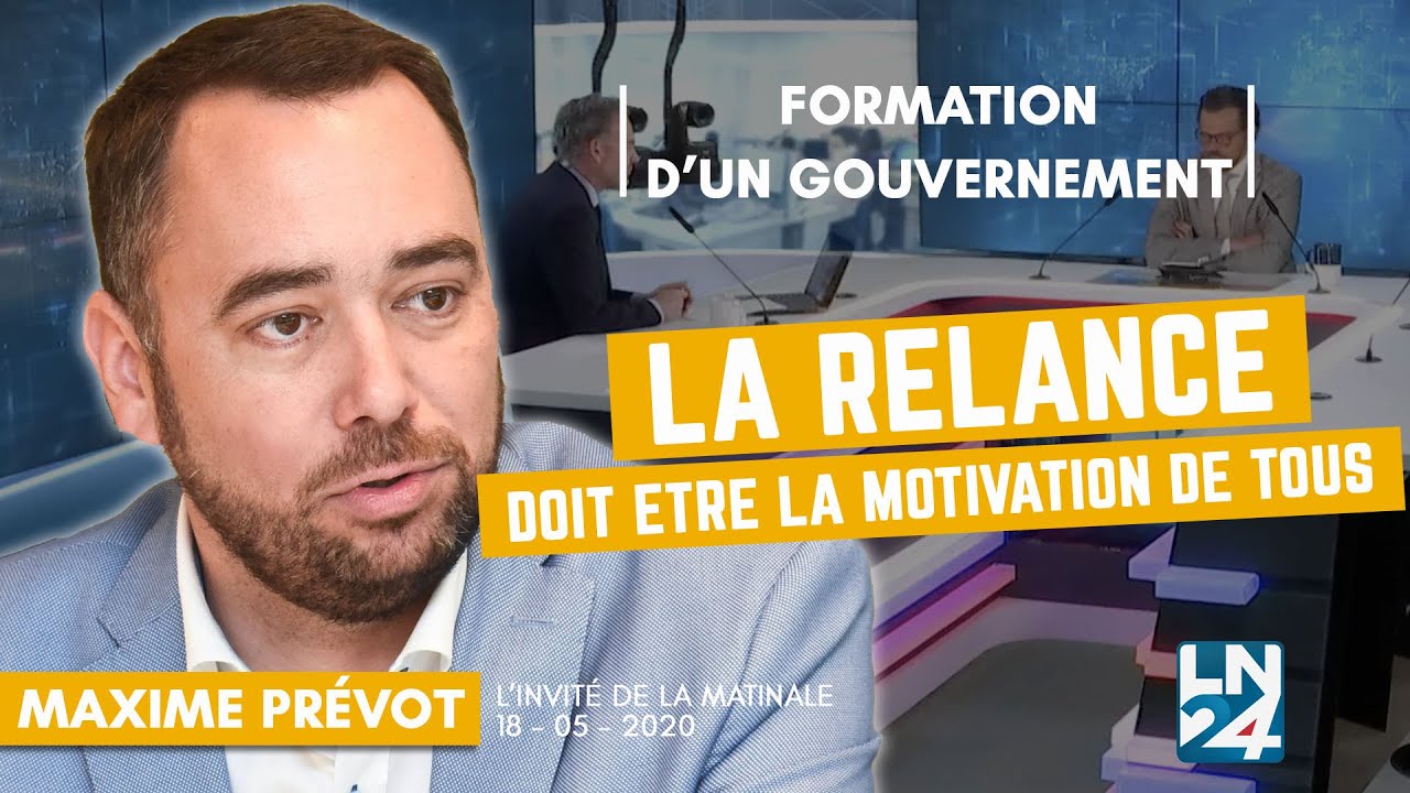 Maxime Prévot : "La relance doit être la motivation de tous"