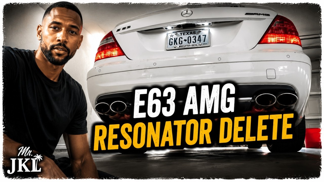 E63 AMG exhaust resonator delete W211