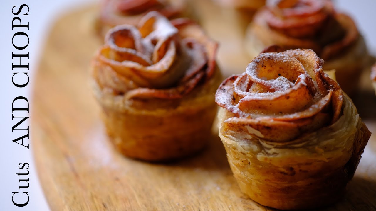NEW Apple Rose Puff Pastry |  By Cuts and Chops