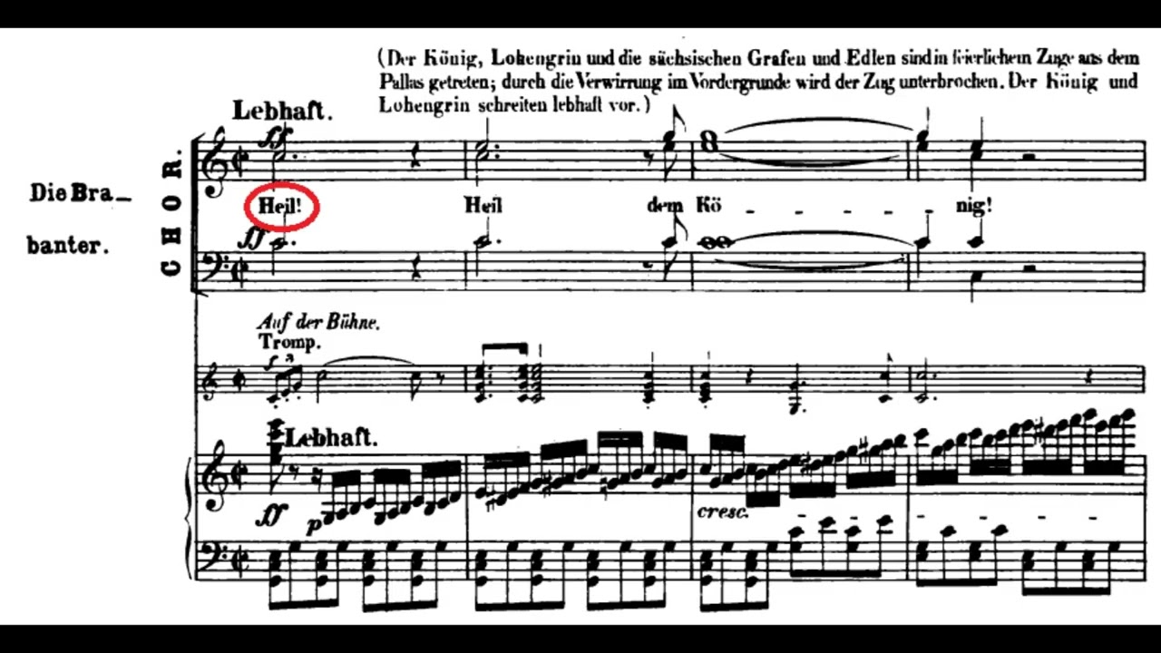 Alle »Heil«-Stellen in Richard Wagners »Lohengrin«