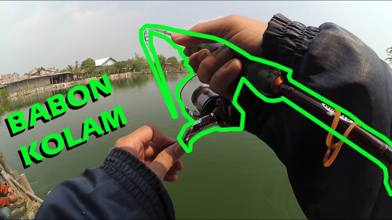 KOLAM PANCING ISI IKAN BABON DENGAN PIRANTI ULTRALIGHT