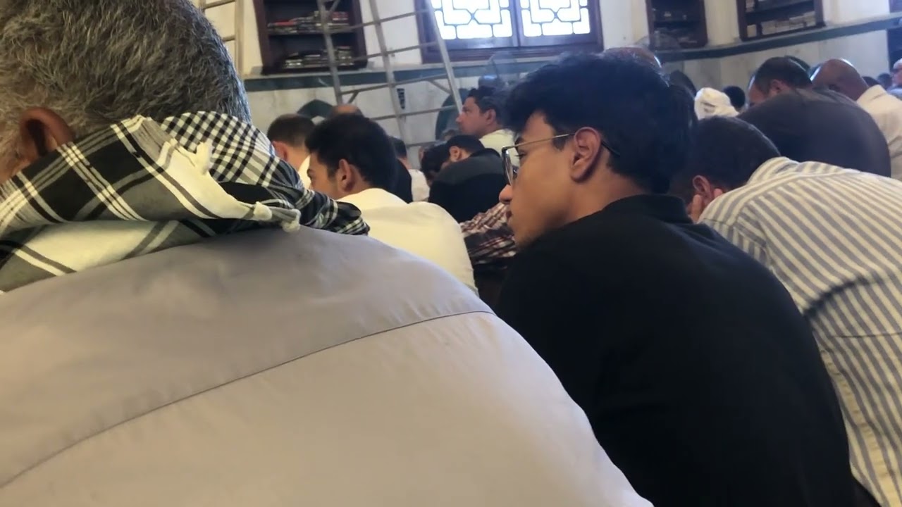 اذان الجمعة من جامع الحصرى 6اكتوبر