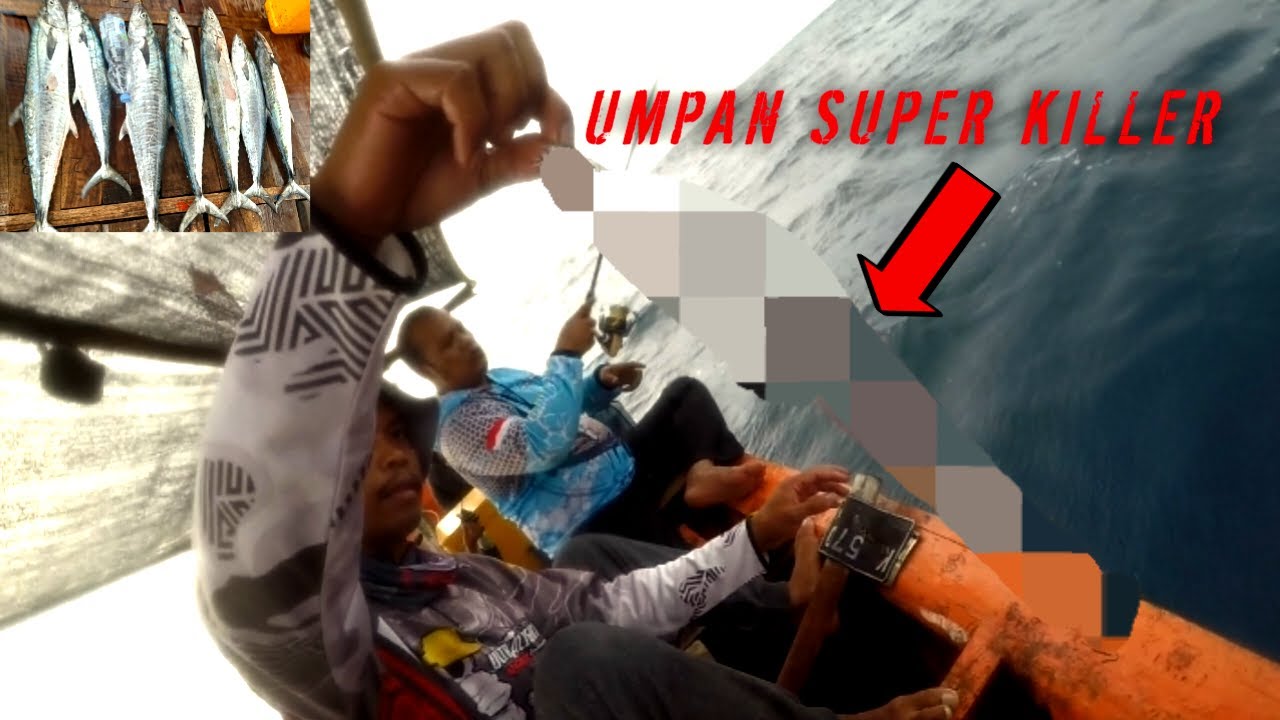 STRIKEE IKAN TENGIRI BABON BABON DENGAN UMPAN INI . . ‼️MANCING DI LAUT JEPARA