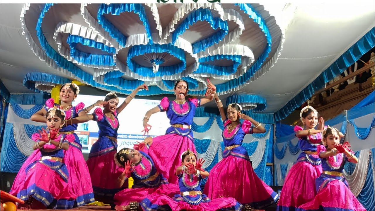 DURGA BAJAN (Dum Dum Durga)Bharathanatyam by BILVA dance Ensemble Malur
