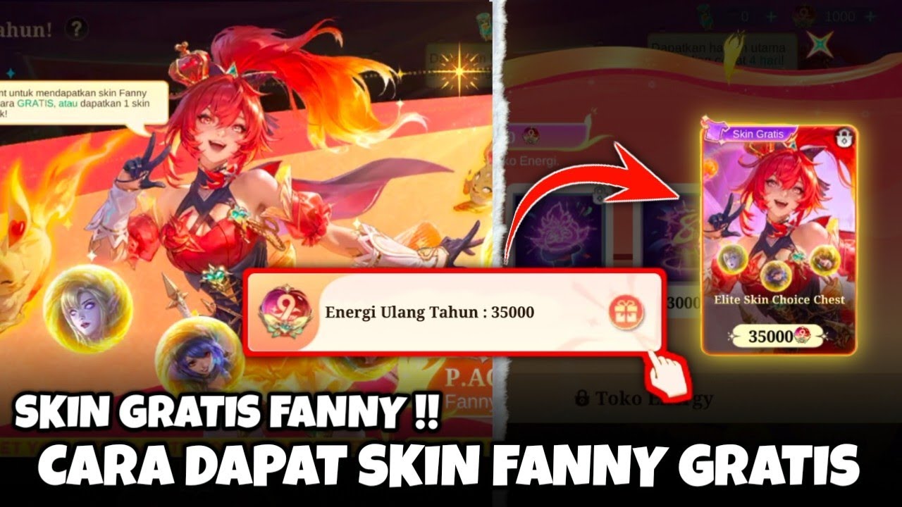 CARA DAPAT SKIN FANNY GRATIS SPESIAL ANNIVERSARY