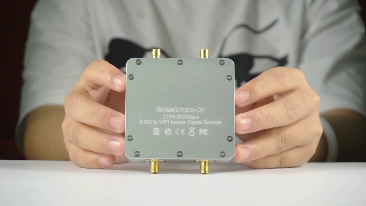 5.0-5.8GHz 1000mW 2T2R 300Mbps MIMO WiFi Signal Booster SH58Gi1000D2P