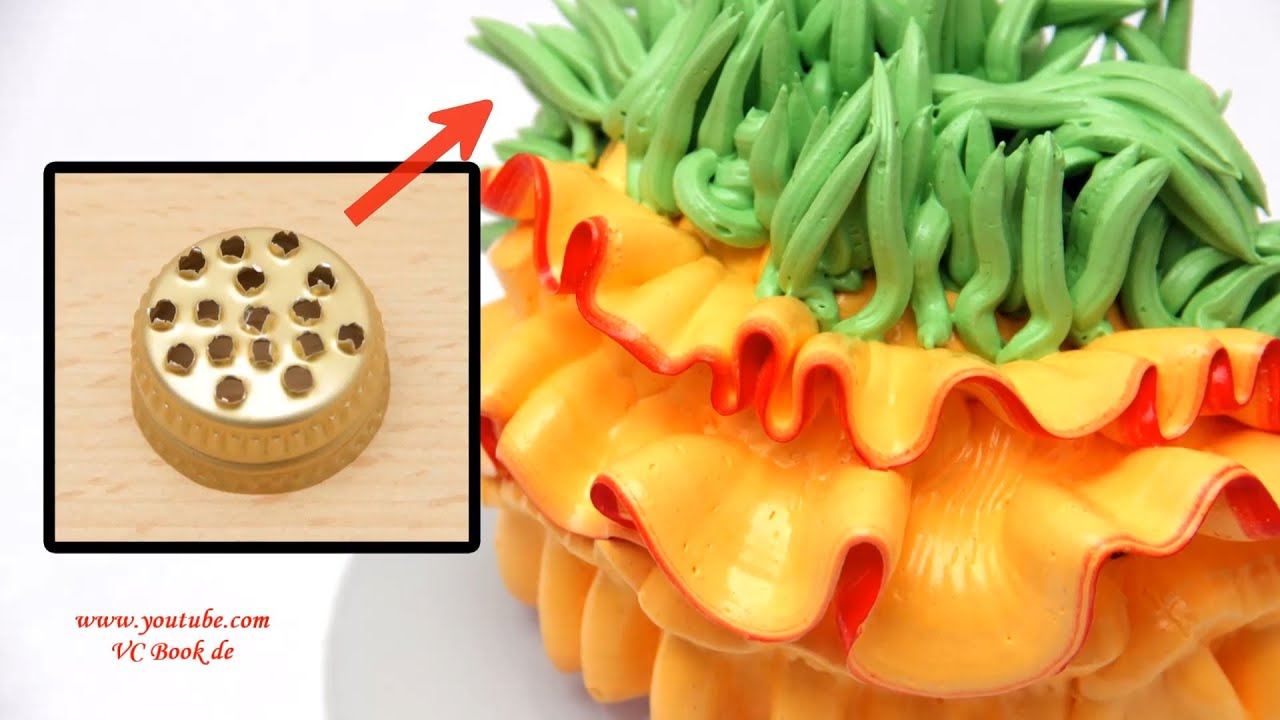 DIY How to make GRASS nozzle / DIY selbstgemachte Spritztülle Grass
