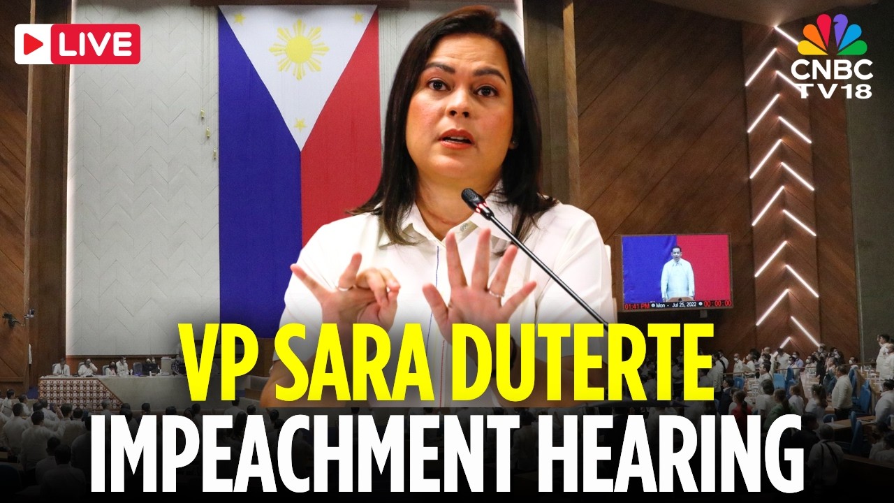 Sara Duterte Impeachment LIVE: Philippines House Starts Hearings on Case Against Sara Duterte | N18G