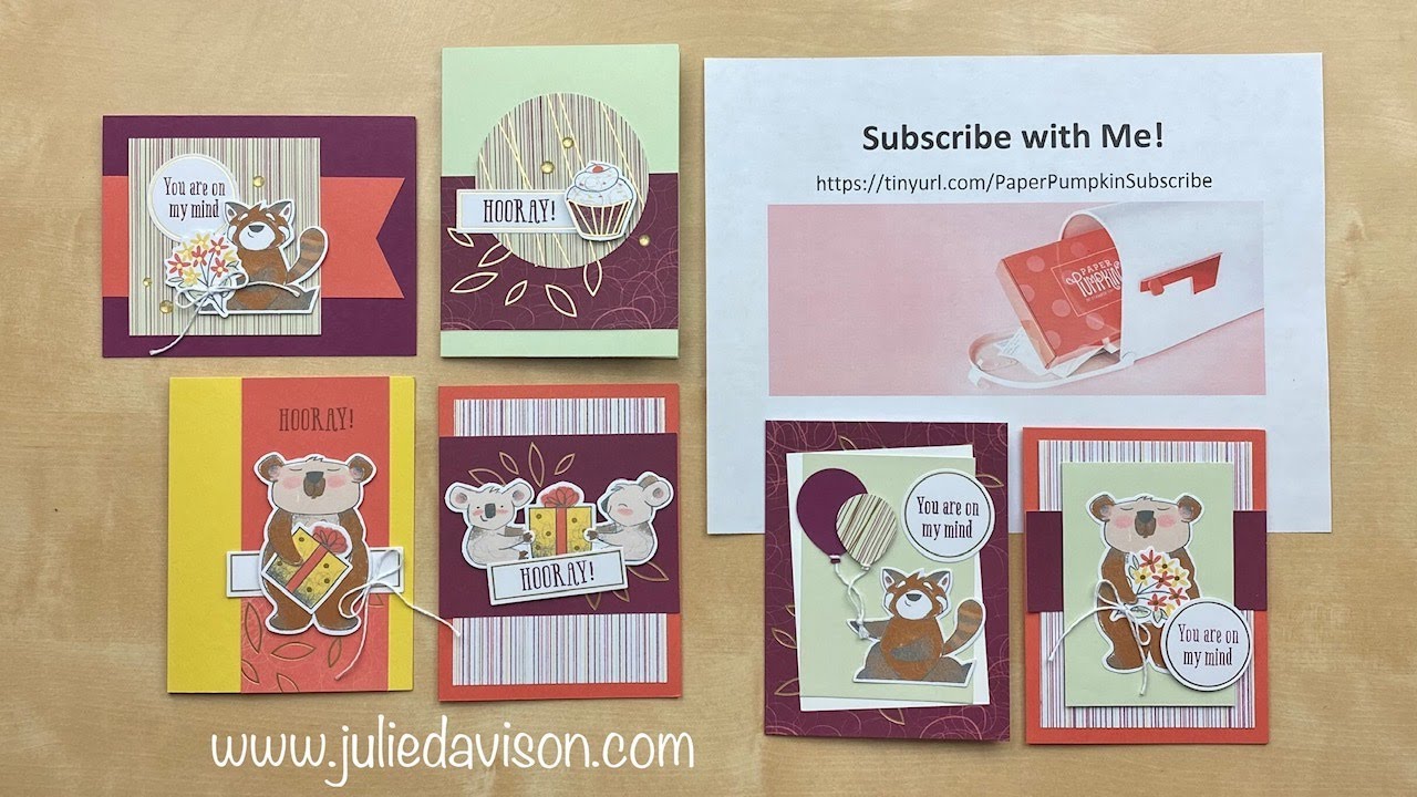 December 2020 Beary Comforting Paper Pumpkin Alternative Projects