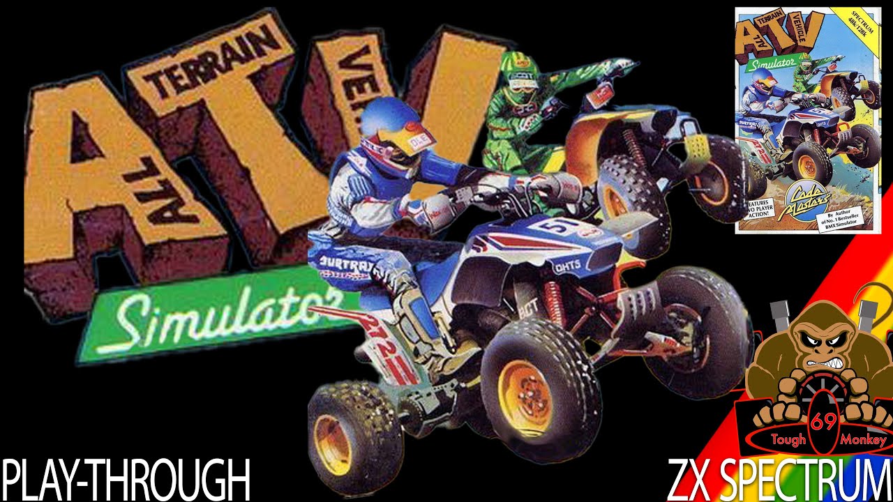 ATV Simulator by Codemasters - 1987 - Sinclair ZX Spectrum - Complete Play Through - Retro Gaming