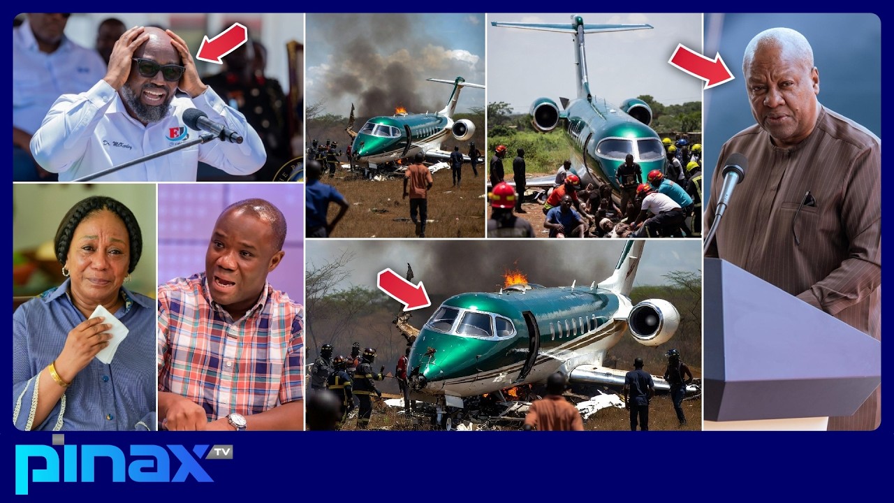 🚨Eeii! Another Plane CRASH Involving Mahama — BIG NO! Felix Ofosu Justify Use of Ibrahim Private Jet