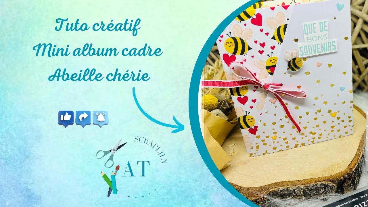 Tuto mini album cadre  - Stampin'up
