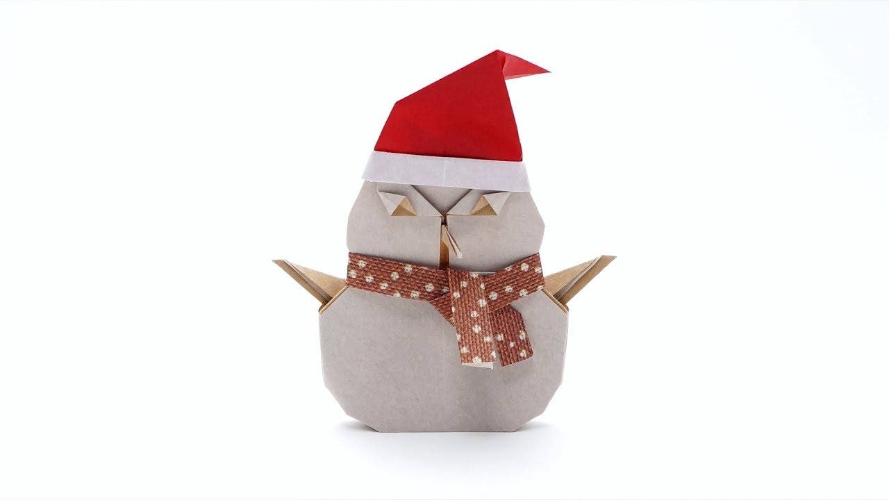 ORIGAMI SNOWMAN ⛄ (Jo Nakashima) - Christmas