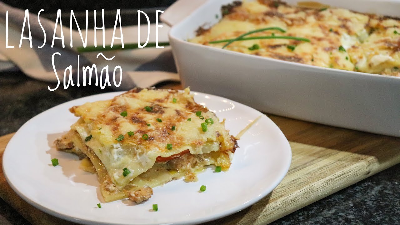 Receita de Lasanha de Salmão Super Simples e Deliciosa