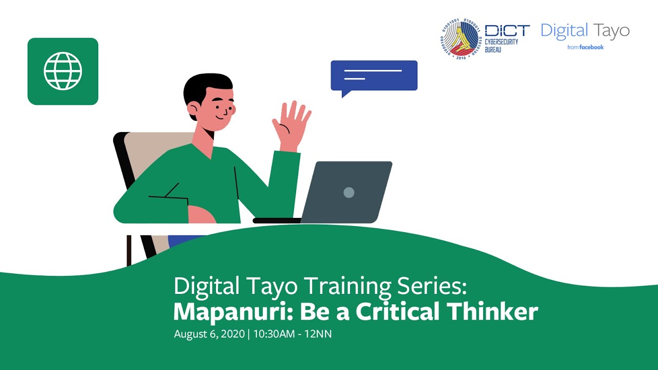Mapanuri: Be a Critical Thinker | #DigitalTayo Training Series Episode 1