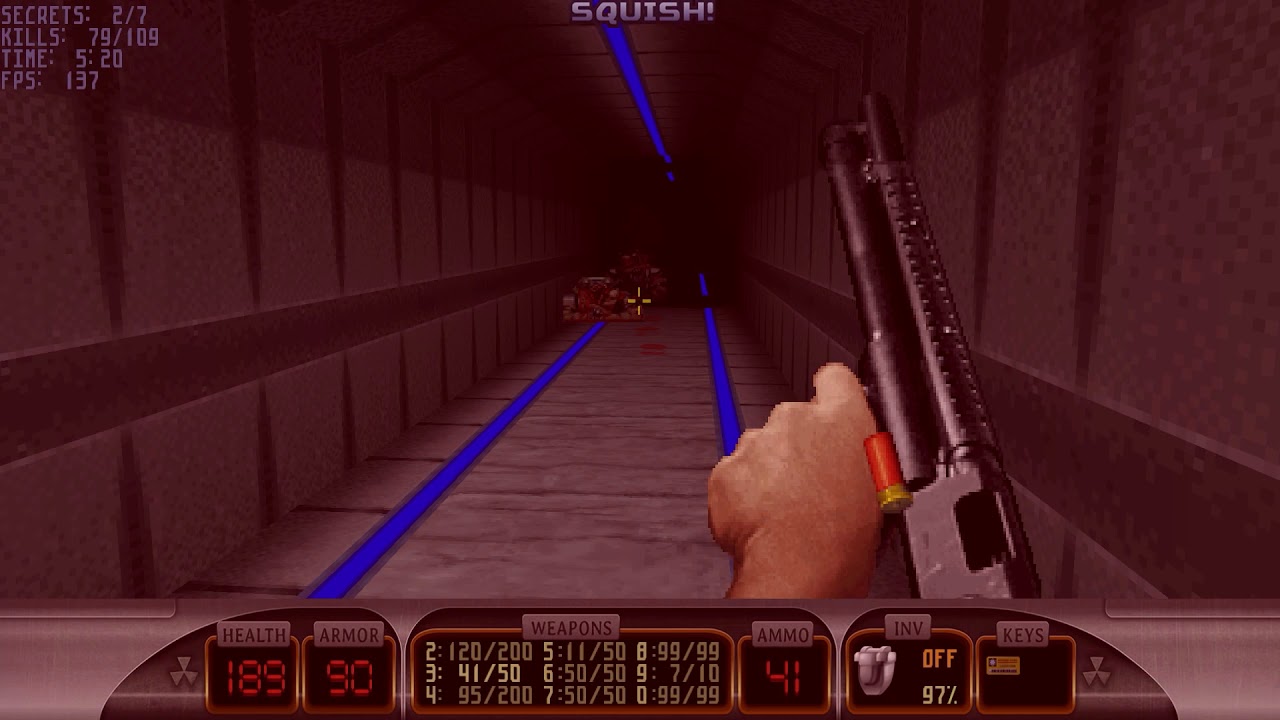 Duke Nukem 3D E2M7: Lunar Reactor (100%)