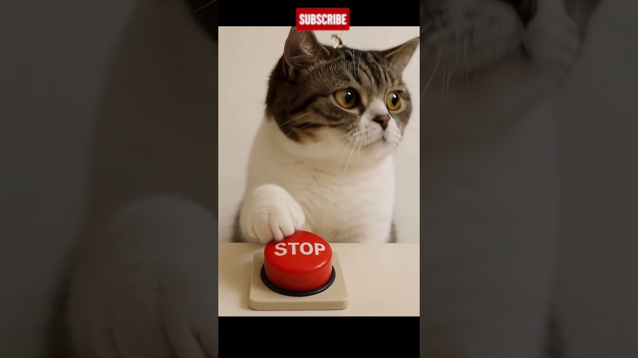 Shocking! Will She Press the Button?! 😼¡Impactante! ¿Va a presionar el botón? 