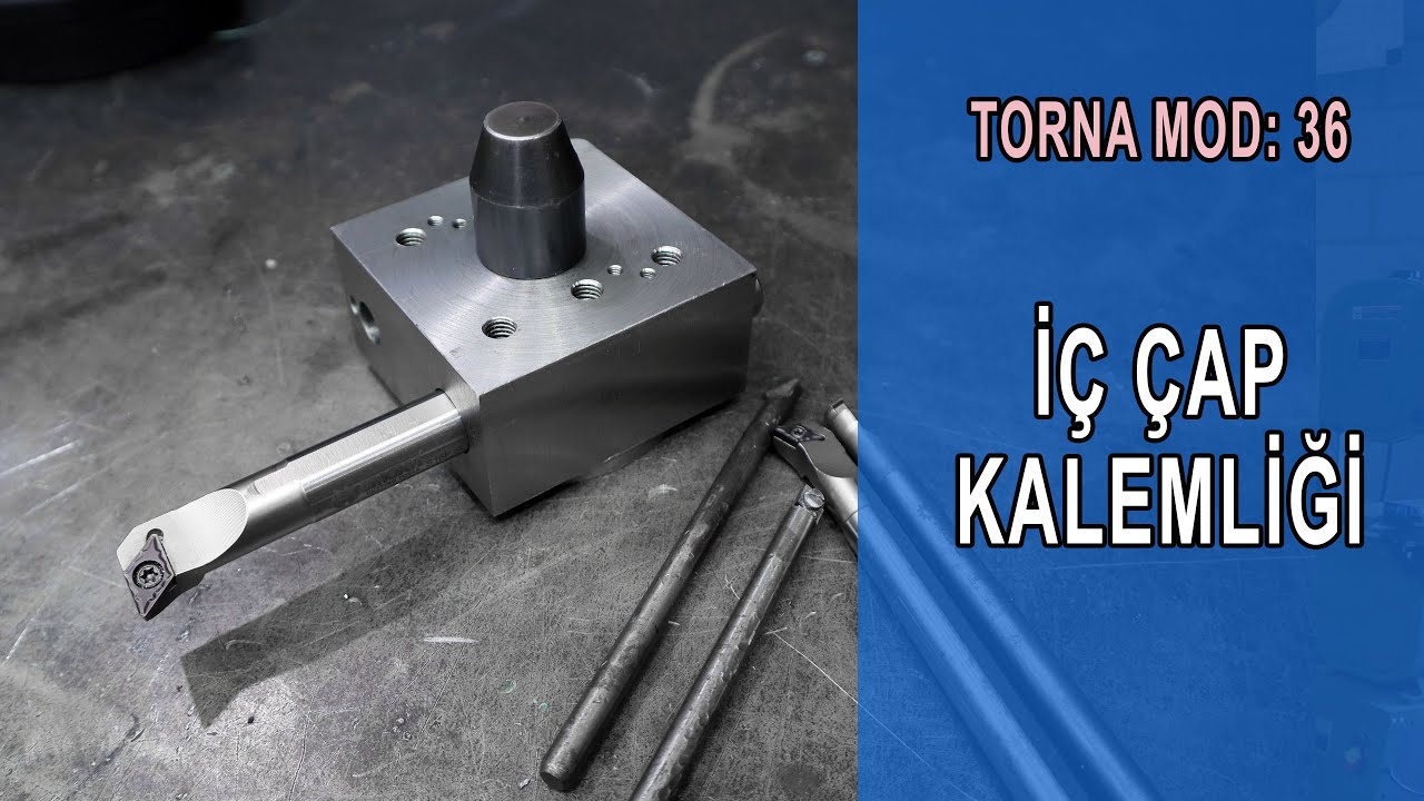 İ&ccedil; &Ccedil;ap Kater Tutucu - Torna Tezgahı Modifiye