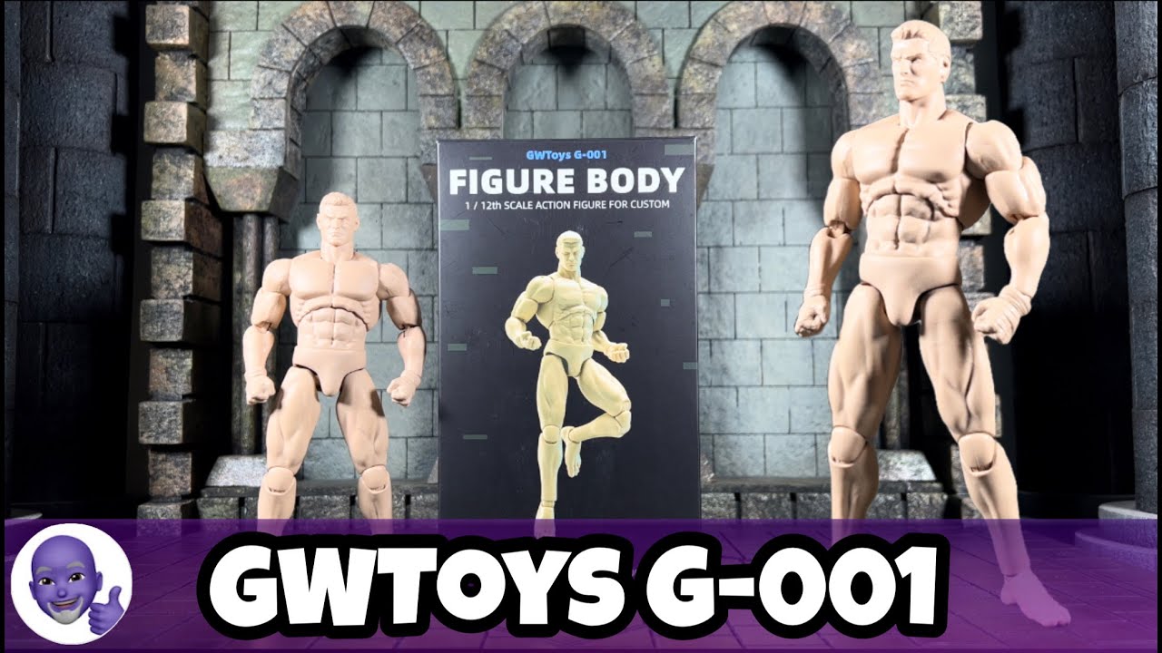 GWToys G-001 FIGURE BODY 1/12 Scale for Custom Action Figure Review