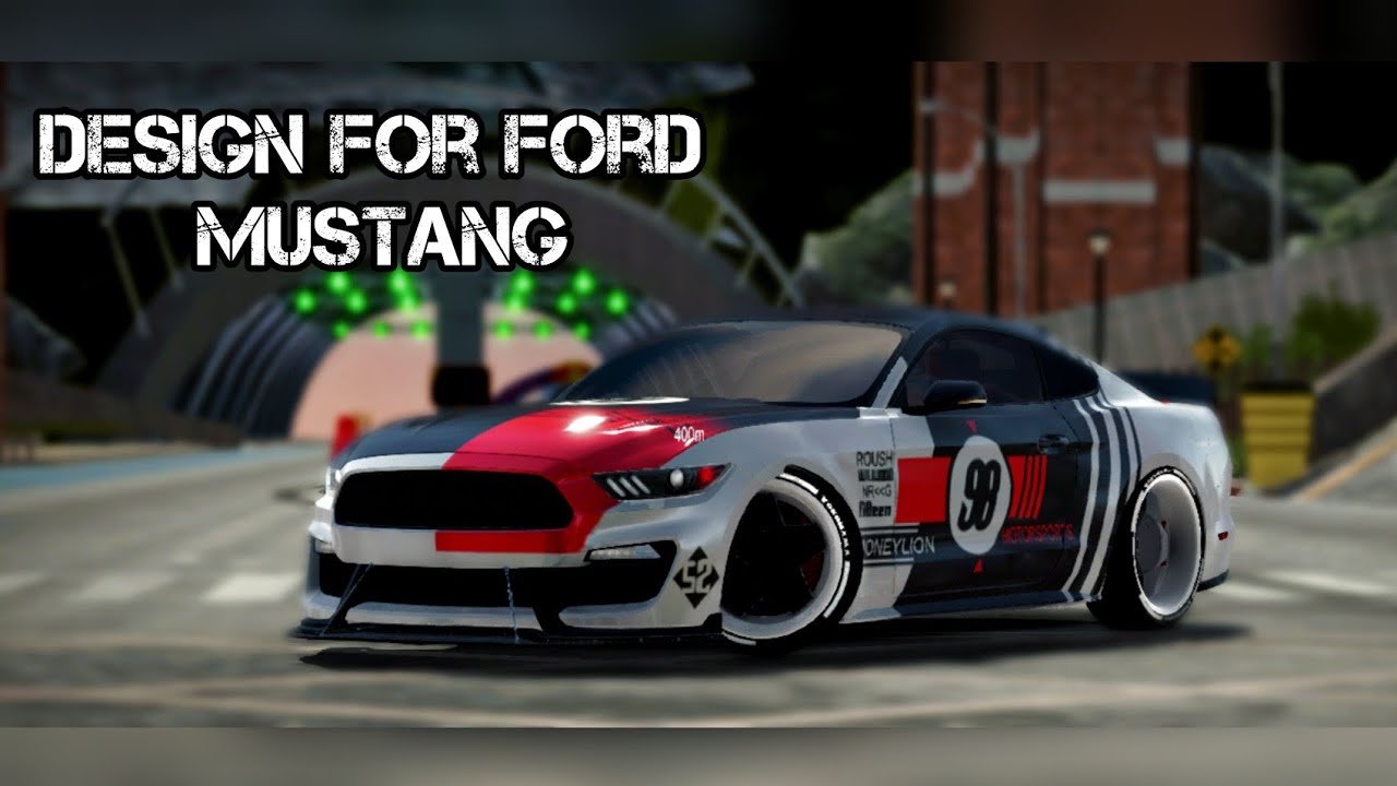 Design for Mustangs in car parking multiplayer |best design|Tutorials|cpm