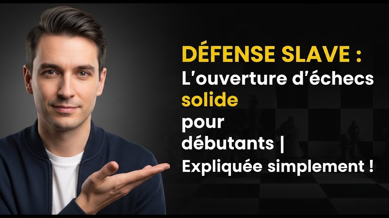 D&eacute;fense Slave : L'ouverture d'&eacute;checs solide pour d&eacute;butants | Expliqu&eacute;e simplement !