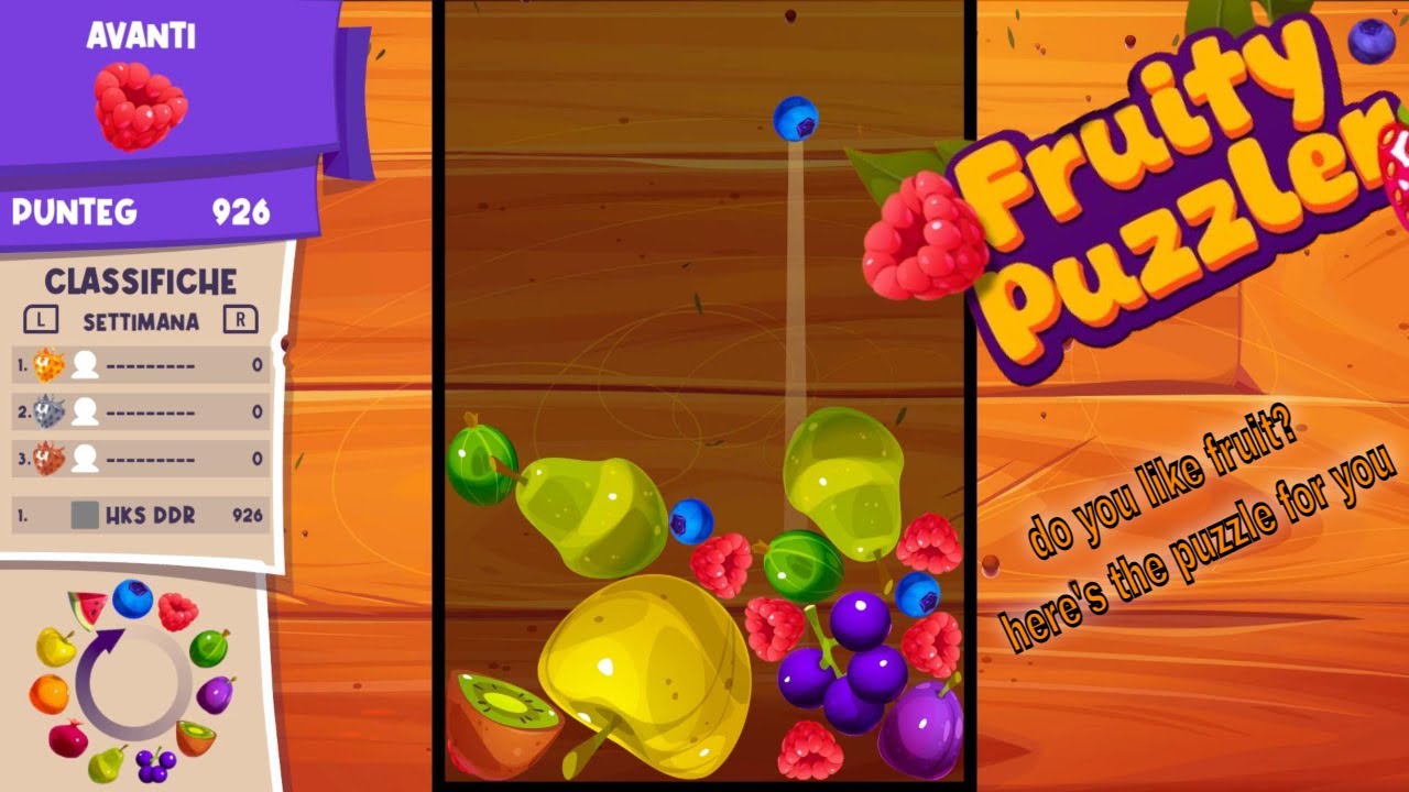 Fruity Puzzler -When fruit becomes a puzzle