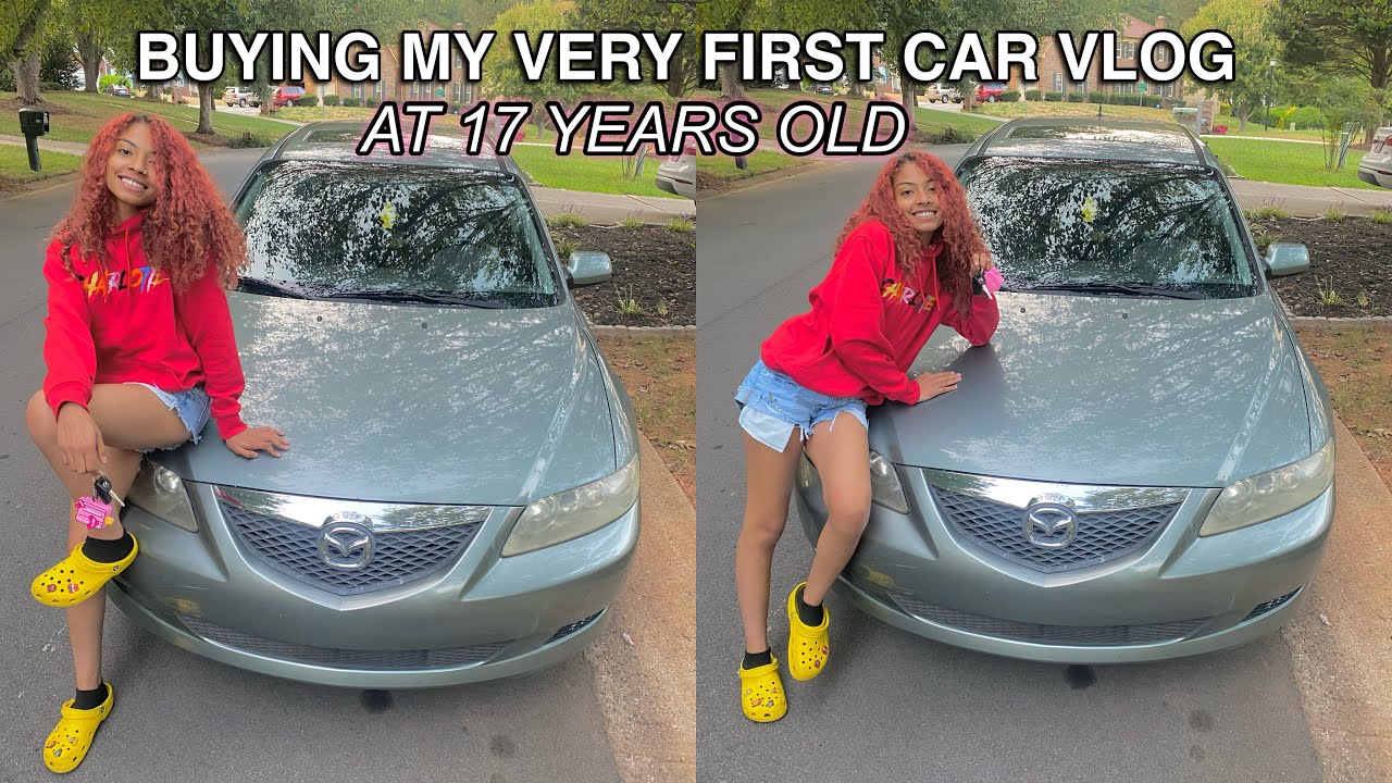 BUYING MY VERY FIRST CAR AT 17 YEARS OLD (  shopping & fixing her up vlog)