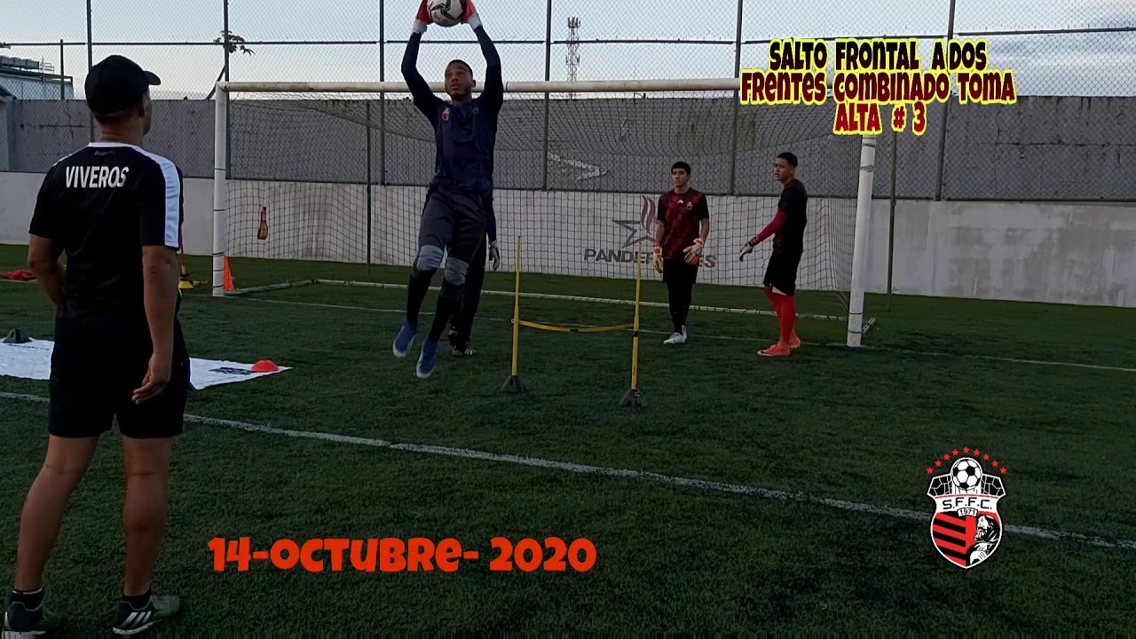 Martín Viveros  ejercicios varios  arqueros  San  Francisco  F.c  14 y  15, 16  - octubre  -2020 ..