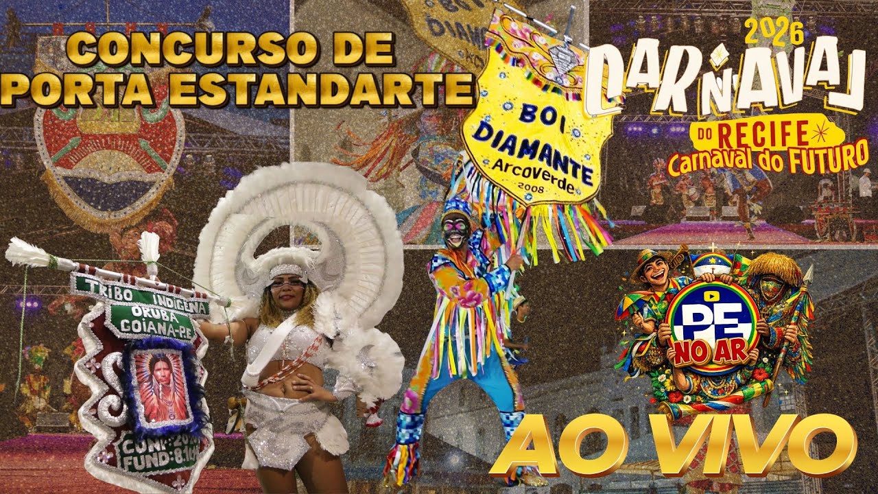 [ AO VIVO ] CONCURSO DE PORTA ESTANDARTES NO CARNAVAL DO RECIFE AO VIVO