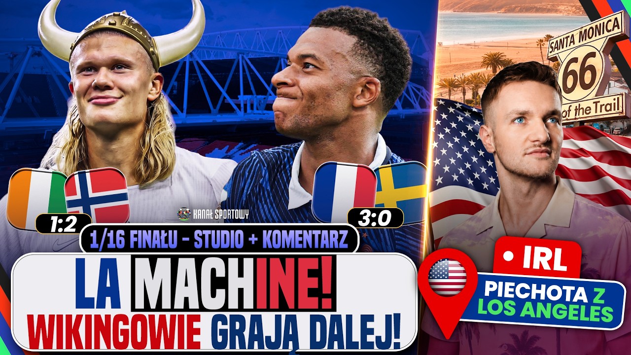 MUNDIAL 2026: FRANCJA ROZBIŁA SZWECJĘ, WIELKI MBAPPE! NORWEGIA W 1/8 FINAŁU! + IRL: PIECHOTA Z USA