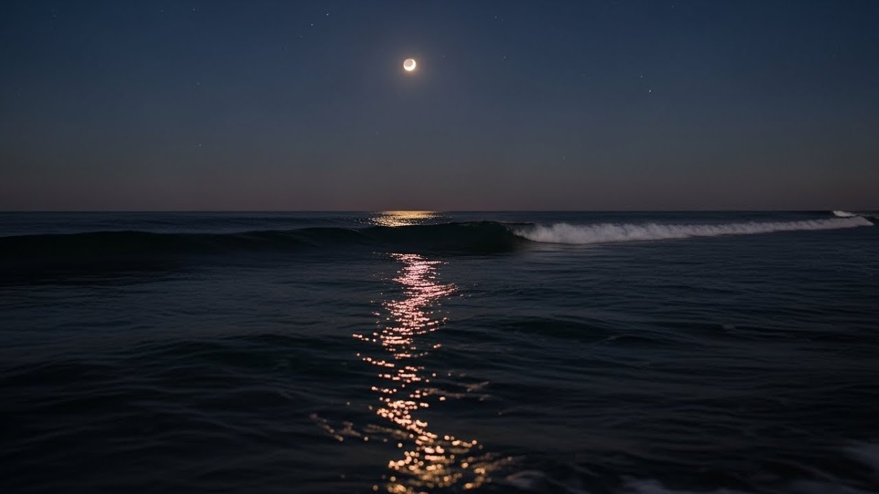 10 Hours of Gentle Ocean Waves on a Peaceful Beach | Sleep, Study & Relaxation (dark Screen)