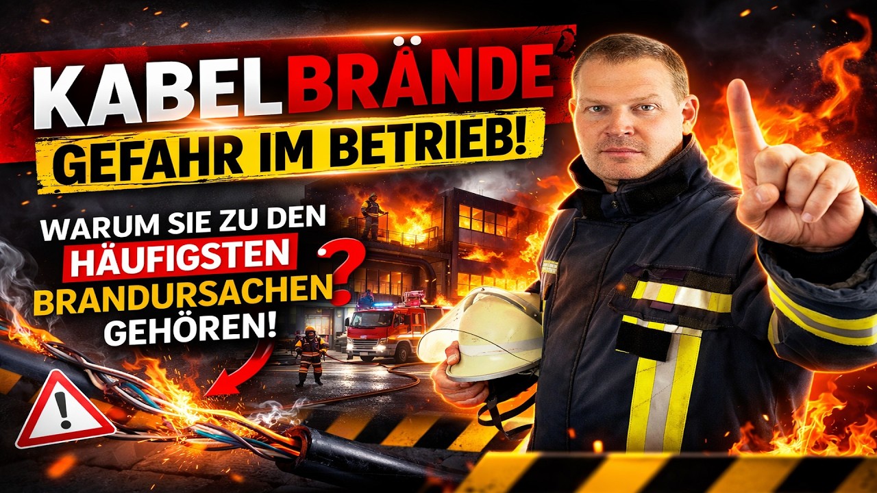 Kabelbrände, warum sie zu den häufigsten Brandursachen im Betrieb gehören ? #Brandschutzdozenten