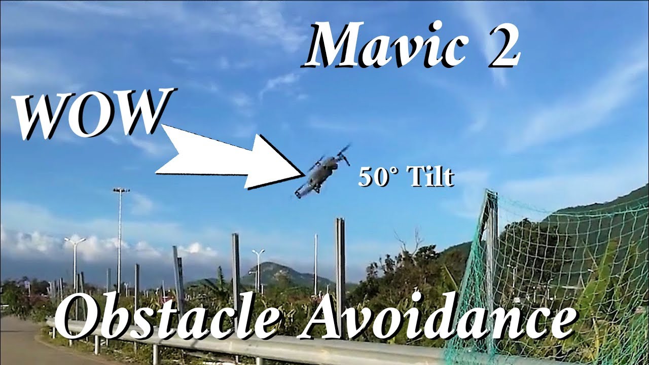 DJI Mavic 2 Obstacle Avoidance & ActiveTrack 2.0 Test