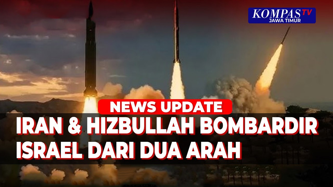 Rudal Beruntun! Iran & Hizbullah Bombardir Israel dari Dua Arah