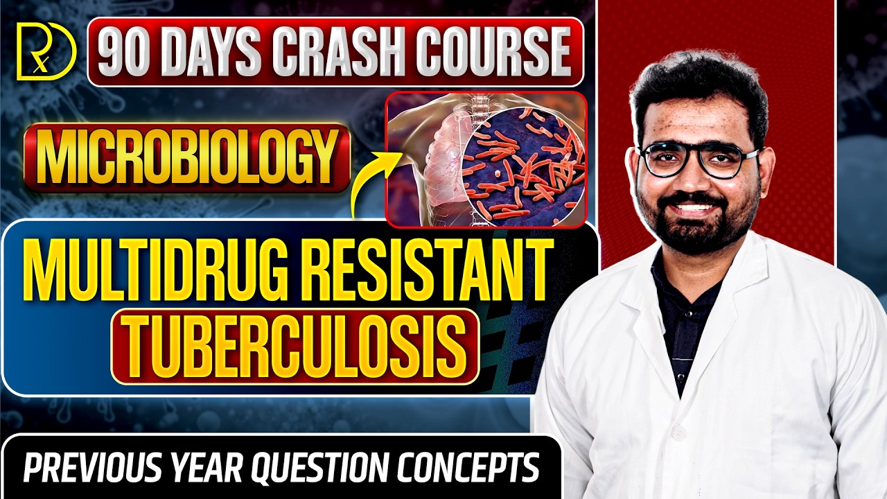 90 Days CRASH COURSE- MICROBIOLOGY-MDR TB-DR VIKRAM C #microbiology #neet
